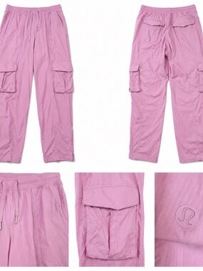 💕 Lululemon Pink Cargo Jogger Pants